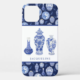 Chinoiserie Blue White Floral Ginger Jar Case-Mate iPhone Hülle