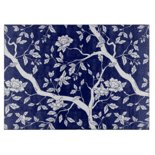 Chinoiserie Blue & White Schneidebrett