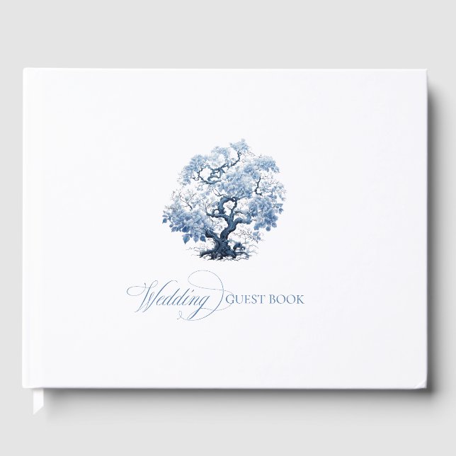 Chinoiserie Blütenbaummotif ID1094 Gästebuch (Vorderseite)