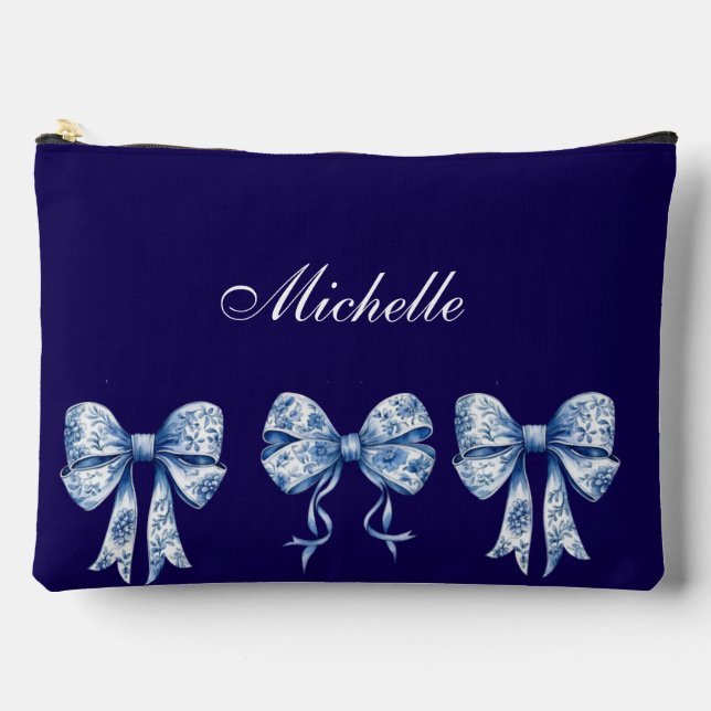 Chinoiserie Bow Coquette (groß) Zubehör Beutel (Vorderseite)