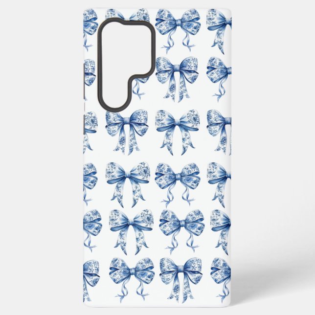 Chinoiserie Bow Coquette Samsung Galaxy Hülle (Rückseite)