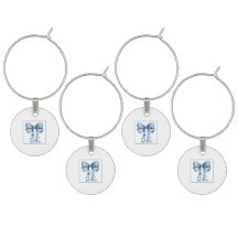 Chinoiserie Bow Wine Charm - "Lass ihnen"