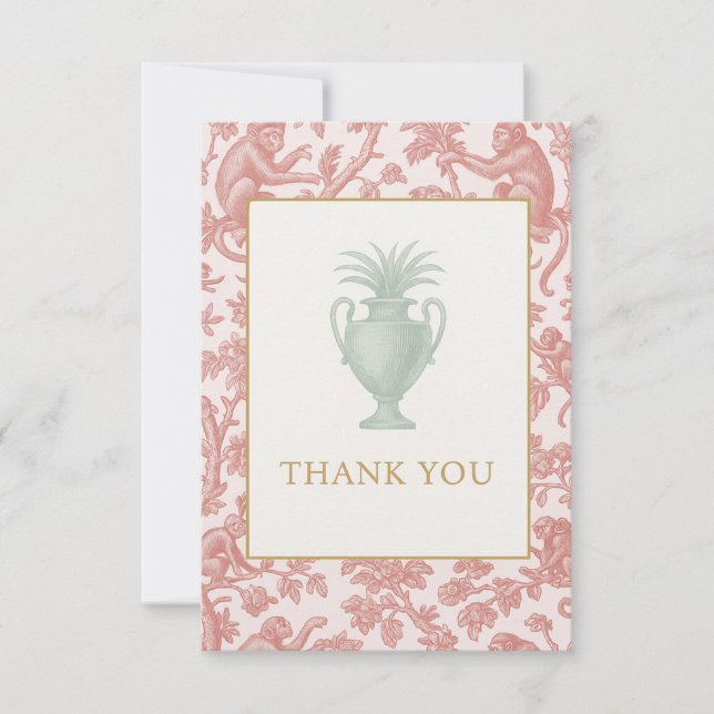 Chinoiserie Card Dankeskarte (Vorderseite)