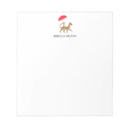Chinoiserie Cheetah Note Pad Notizblock