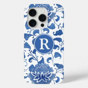 Chinoiserie Chic Blau und Weiß Wasserfarbe Case-Mate iPhone Hülle