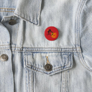 Chinoiserie Chic Button