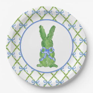 Chinoiserie Chinoiserie Bunny Topiary Paper Pl Pappteller