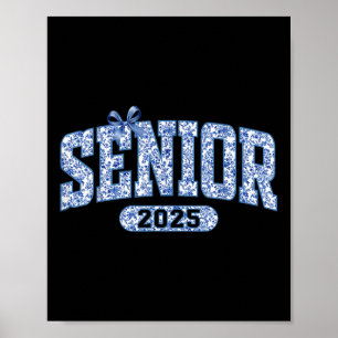Chinoiserie Coquette Bow Senior 2025 Poster