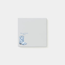 Chinoiserie Cowgirl Boots Post-It Notes Post-it Klebezettel