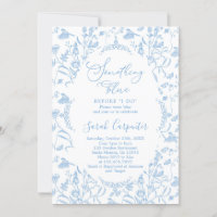 Chinoiserie Etwas Blau bevor ich Bridal