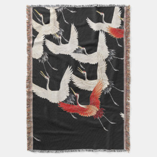 Chinoiserie Fliegender Kranich Zen Minimalistische Decke