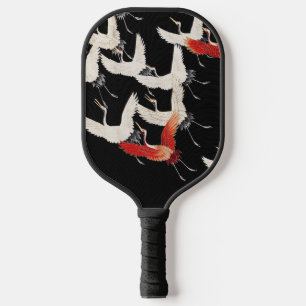 Chinoiserie Fliegender Kranich Zen Minimalistische Pickleball Schläger
