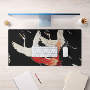 Chinoiserie Fliegender Kranich Zen Minimalistische Schreibtischunterlage