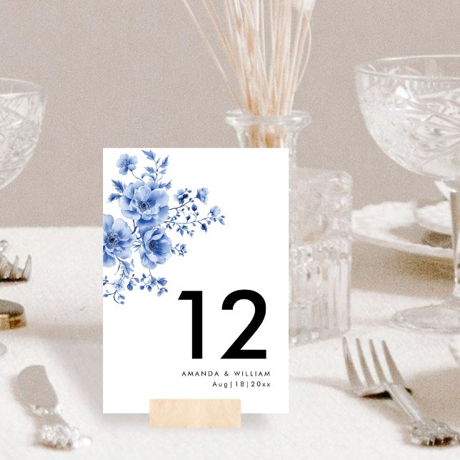 Chinoiserie Florenz Tischnummer Karte (Von Creator hochgeladen)