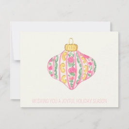 Chinoiserie Frauenweihnachtsdekoration Mitteilungskarte