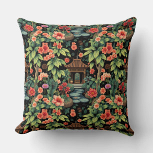 Chinoiserie-Garten-Eleganz Kissen