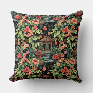 Chinoiserie-Garten-Eleganz Kissen