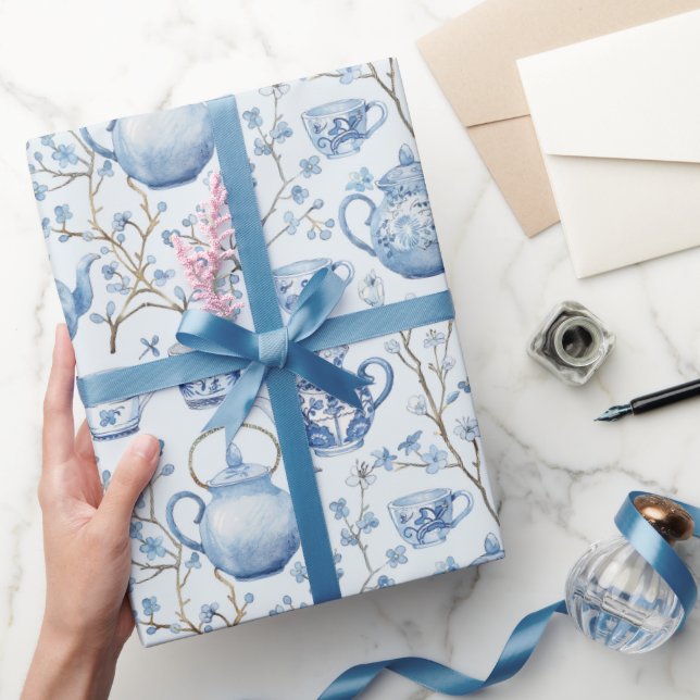 Chinoiserie Geschenkpapier (Schenken)