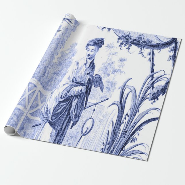 Chinoiserie Geschenkpapier (Ungerollt)