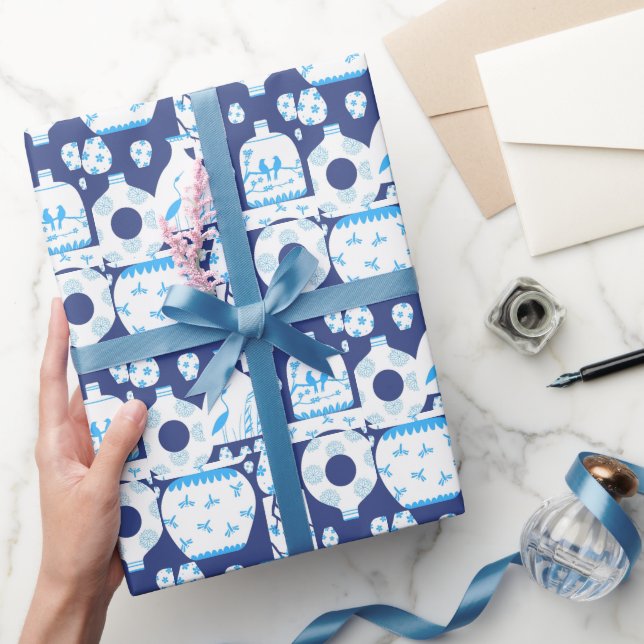 Chinoiserie Ginger Jar Jars  Geschenkpapier (Schenken)