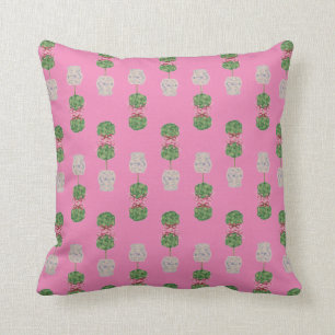 Chinoiserie Ginger Jar Jars Topiary Throw Pillow Kissen