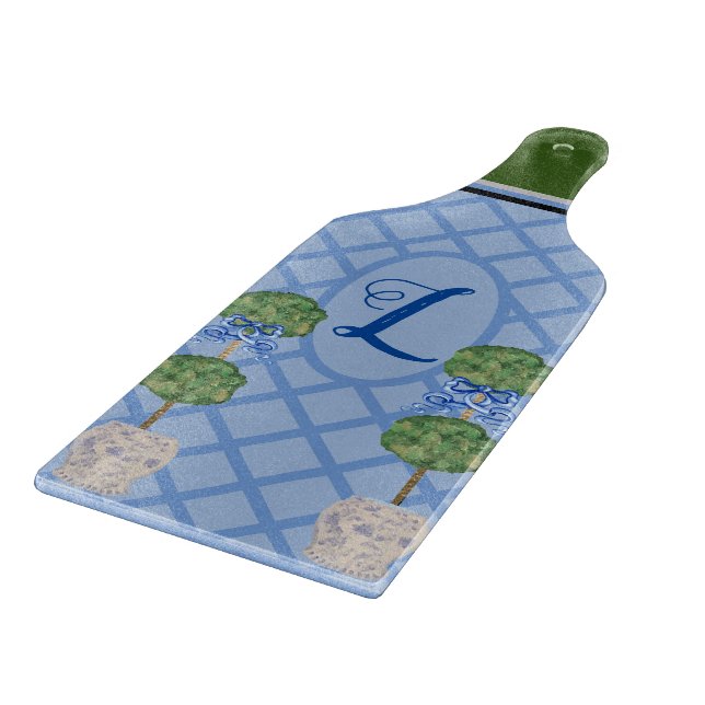 Chinoiserie Ginger Jar Jars Topiary Wine  Schneidebrett (Ecke)