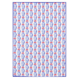 Chinoiserie Ginger Jar Monogram | Red Bow Tischdecke