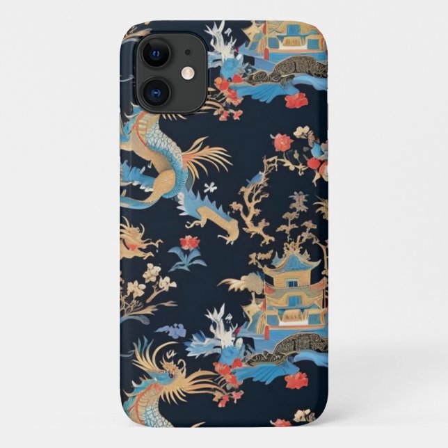 Chinoiserie-Handyhülle Case-Mate iPhone Hülle (Rückseite)