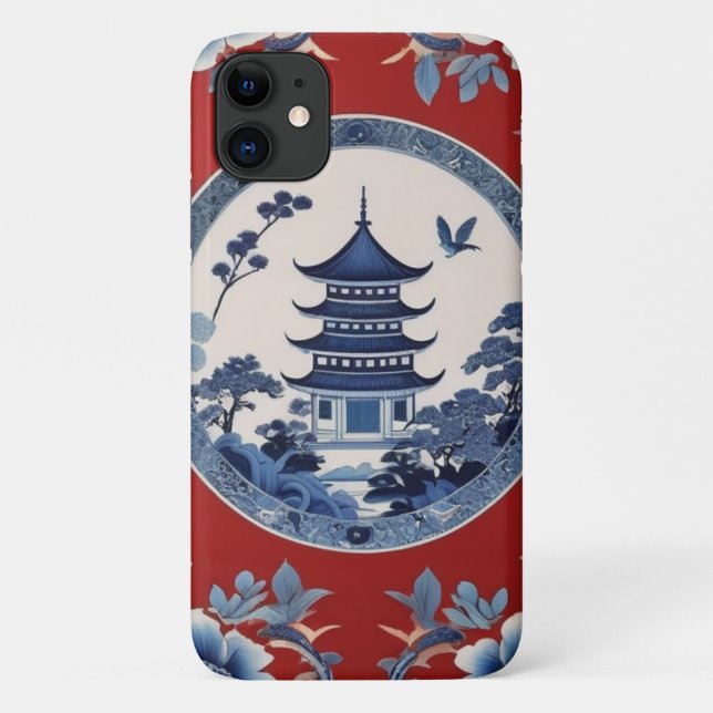 Chinoiserie-Handyhülle Case-Mate iPhone Hülle (Rückseite)
