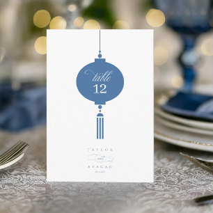 Chinoiserie Hanging Lantern Motif Tabelle Nr. ID10 Einladung