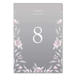 Chinoiserie Hochzeitskarte Tischnummer