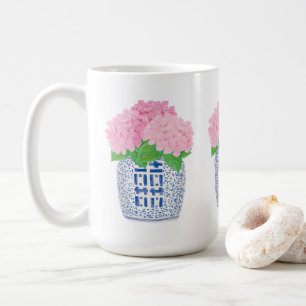 Chinoiserie Hydrangea Tasse