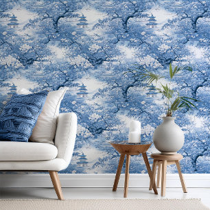 Chinoiserie-Inspiriert Muster ID1094 Tapete