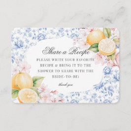 Chinoiserie Lemon Brautparty Locarno Begleitkarte