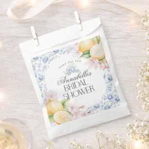 Chinoiserie Lemon Party Brautparty Geschenktütchen