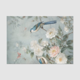 Chinoiserie Light Blue Nature Seidenpapier