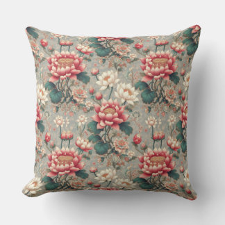 Chinoiserie Lotus Kissen