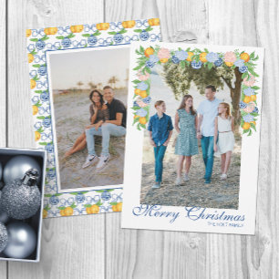 Chinoiserie Mandarins Foto Feiertagskarte