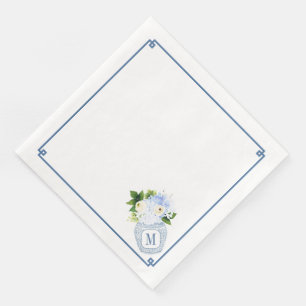 Chinoiserie Monogram Wedding Serviette