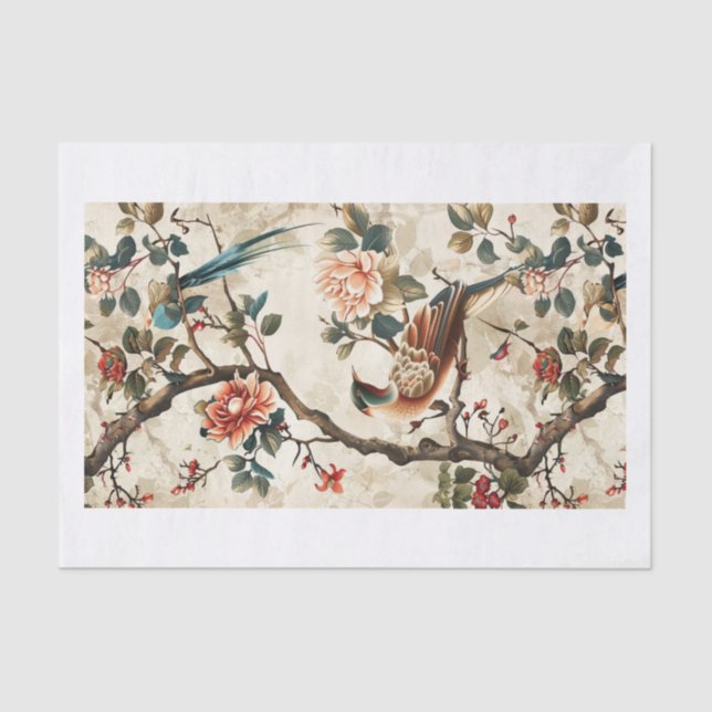 Chinoiserie Muster10 Seidenpapier (Vorderseite)