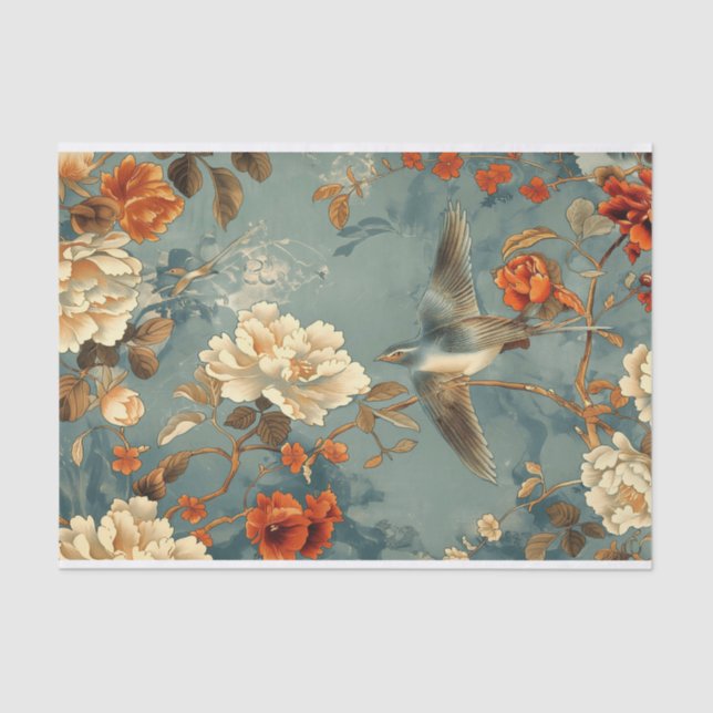 Chinoiserie Muster11 Seidenpapier (Vorderseite)