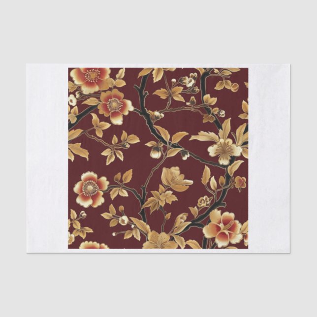 Chinoiserie Muster20 Seidenpapier (Vorderseite)