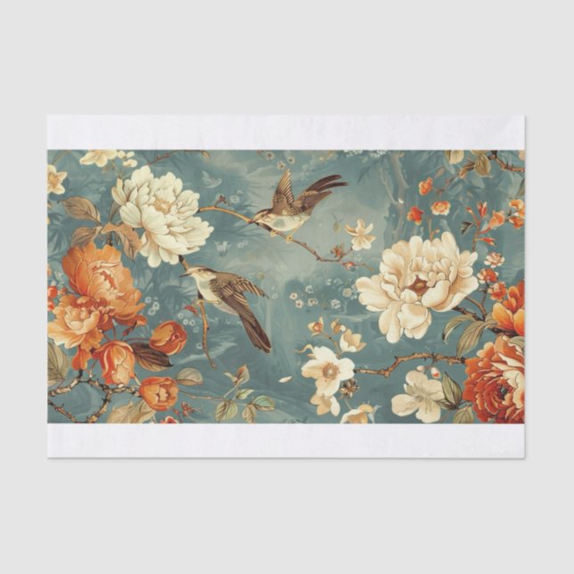 Chinoiserie Muster21 Seidenpapier (Vorderseite)