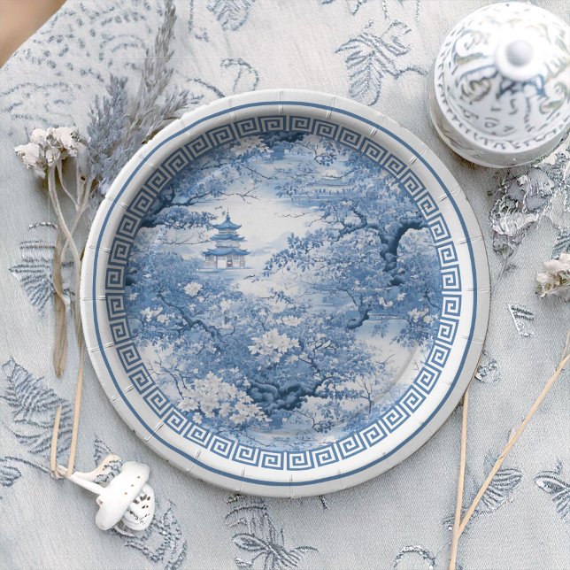 Chinoiserie Muster ID1094 Pappteller (Von Creator hochgeladen)