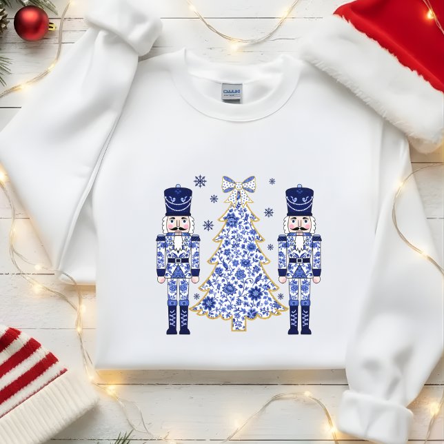 Chinoiserie Nussknacker Weihnachten, Nussknacker  Sweatshirt (Von Creator hochgeladen)