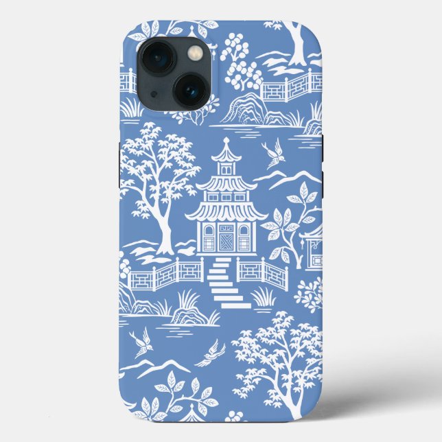 Chinoiserie Pagoda Case-Mate iPhone Hülle (Rückseite)