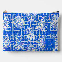 Chinoiserie-Pagode Royal Blue Vornehme Asiatische 