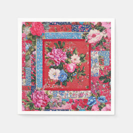 Chinoiserie Patchwork Floor Serviette