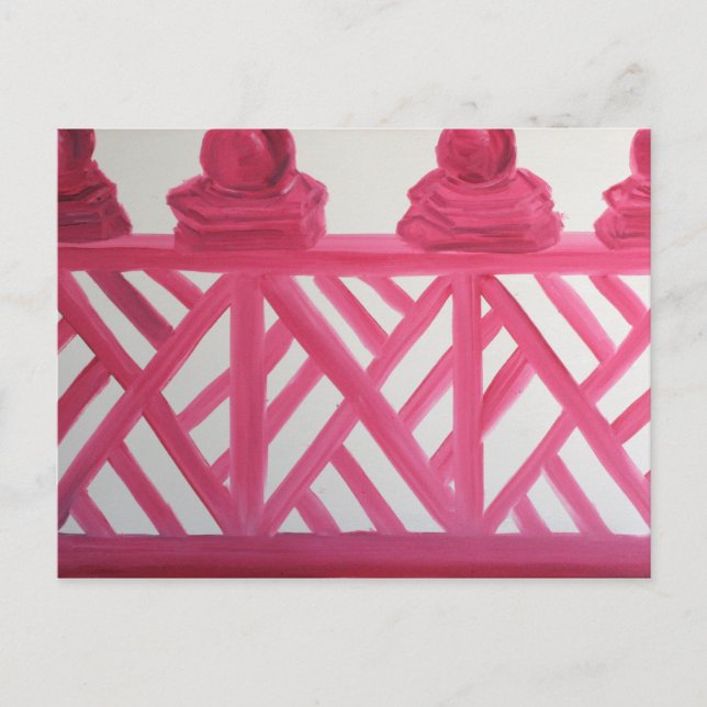 Chinoiserie Postkarte (Vorderseite)