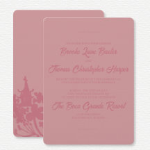 Chinoiserie Rosa Hochzeit